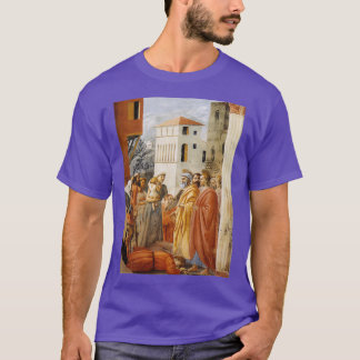 Camiseta Masaccio Distribución de lomos y muerte de Ananias