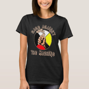 Camiseta Masacre contra la máquina indígena Orgullo nativo