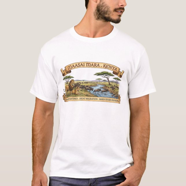 CAMISETA MASAI MARA (Anverso)
