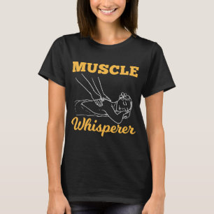 Camiseta Masaje con licencia Terapia Muscle Whisperer Massa