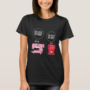 Camiseta Masaje de café de máquina