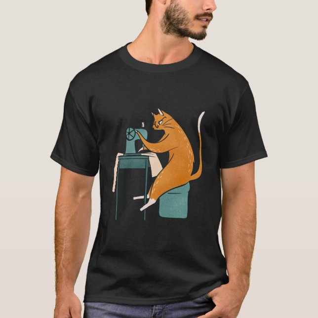 Camiseta Masaje de gatos vintage (Anverso)
