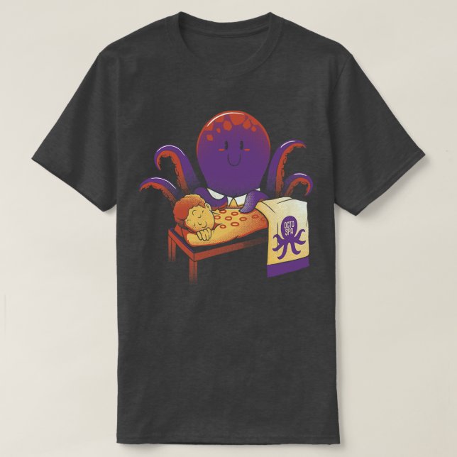 Camiseta Masaje de pulpo con terapia de corte (Diseño del anverso)