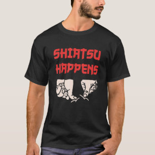Camiseta Masaje de Shiatsu Bodywork Japonés Medicina China