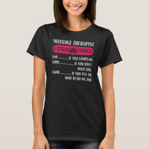 Camiseta Masaje Terapéutico Masaje Terapia Masaje