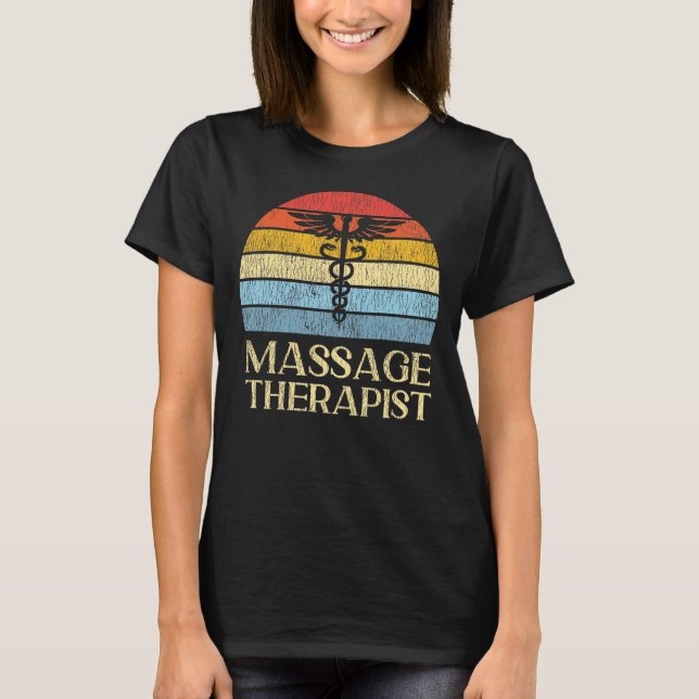 Camiseta Masaje Terapéutico Masaje Terapia Masaje (Anverso)