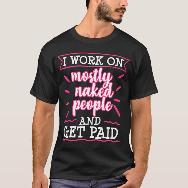 Camiseta Masaje Terapista Masseuse Graduación Gag (Anverso)