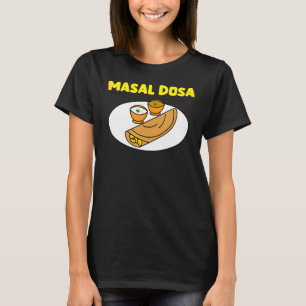 Camiseta Masal Dosa Nostalgic Indio Desi Comida Local 1