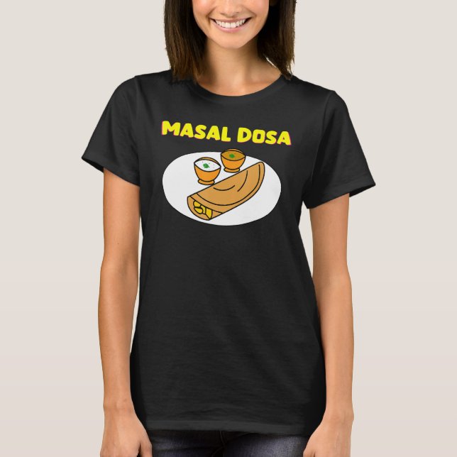 Camiseta Masal Dosa Nostalgic Indio Desi Comida Local 1 (Anverso)