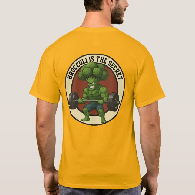 Camiseta Masc. Broccoli is the Secret - Back (Reverso)