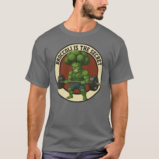 Camiseta Masc. Broccoli is the Secret - Front (Anverso)