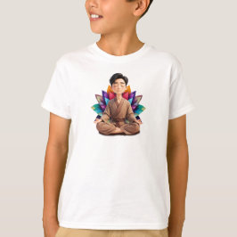 Camiseta Masc Infantil Básica Meditação-3