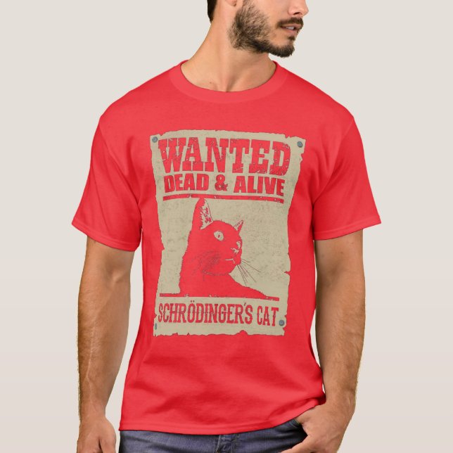 Camiseta Masc. Schrodinger's Cat - Dark - Front (Anverso)