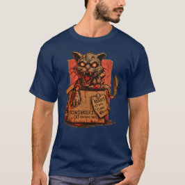 Camiseta Masc. Schrodinger's Zombie Cat - Front