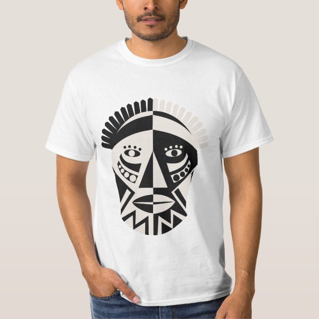 Camiseta Máscara africana (Anverso)