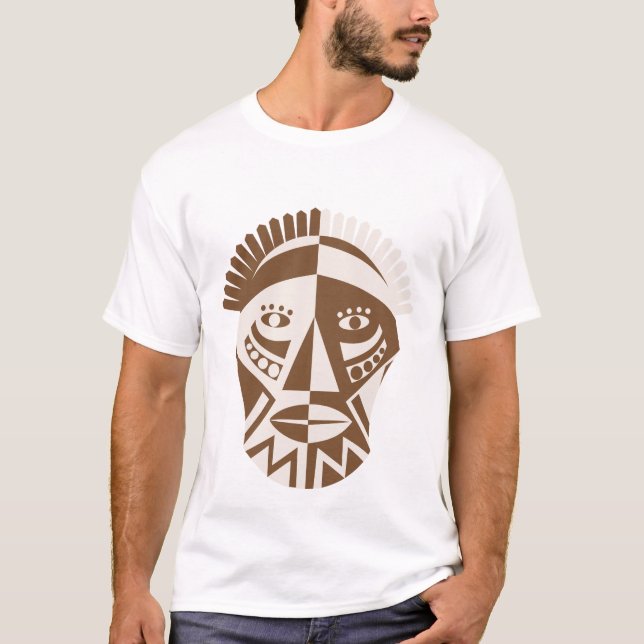 Camiseta Máscara africana (Anverso)