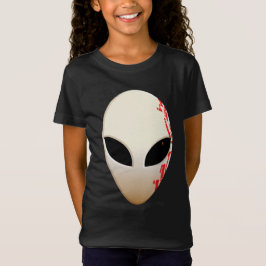 Camiseta Máscara alienígena con marcas futuristas