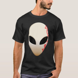 Camiseta Máscara alienígena con marcas futuristas