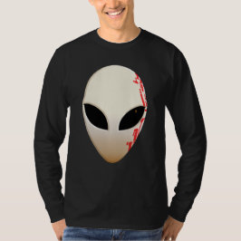 Camiseta Máscara alienígena con marcas futuristas