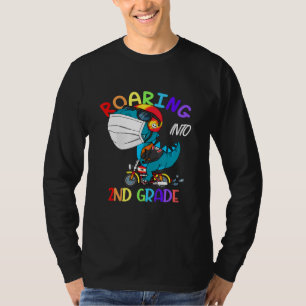 Camiseta Máscara B de dinosaurio de segundo grado