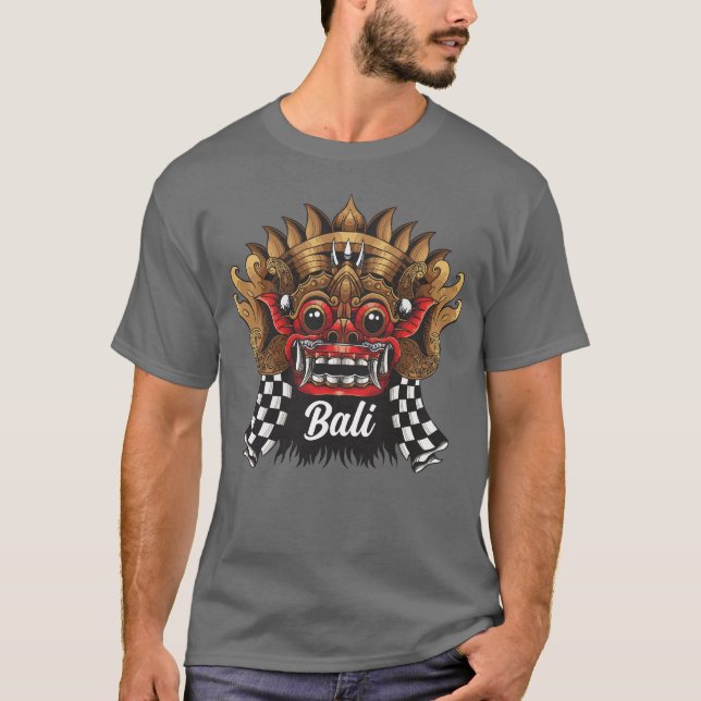 Camiseta Máscara balinesa de Bali (Anverso)
