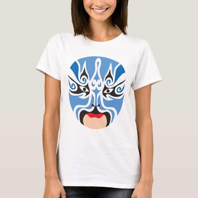 Camiseta Máscara china de la ópera de la colección de (Anverso)