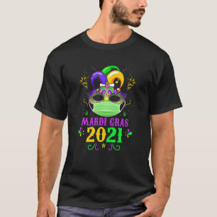 Camiseta Máscara Con Máscara De Cara Mardi Gras 2021 Tarifa