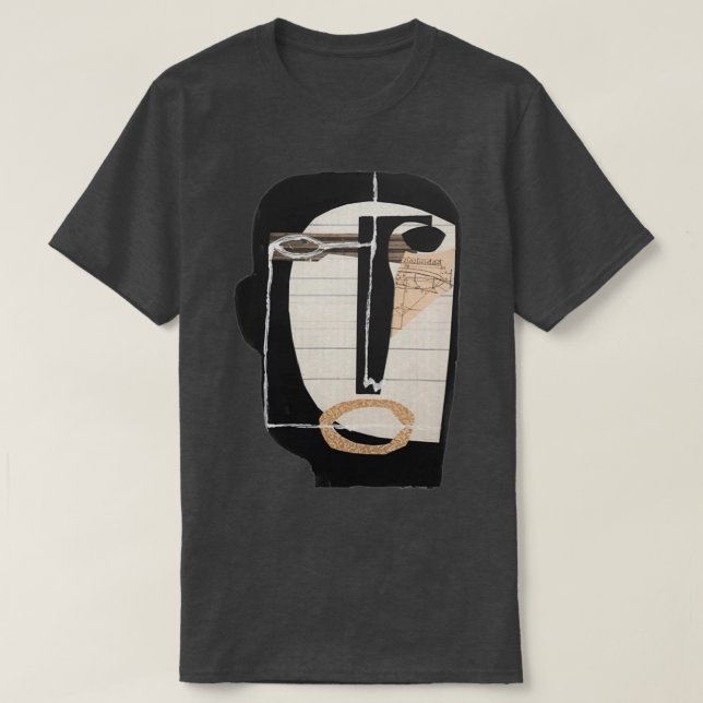 Camiseta Máscara de aluminio artificial de medios mixtos (Diseño del anverso)