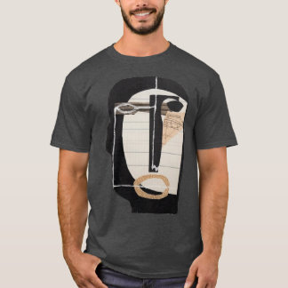 Camiseta Máscara de aluminio artificial de medios mixtos