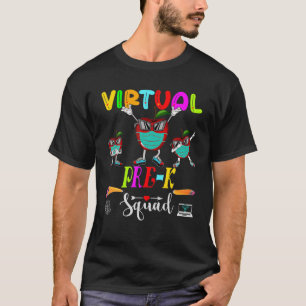 Camiseta Máscara De Apple Pintada PreK Virtual De Vez En Cu