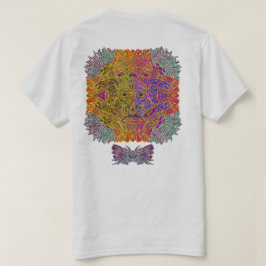 Camiseta Máscara de arrebato de sol inverso con motivo de p