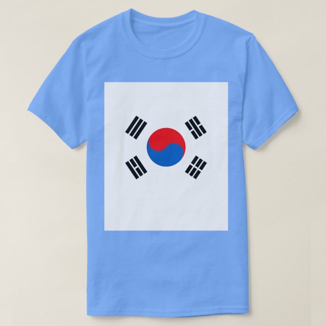 Camiseta Máscara de bandera de Corea del Sur (Diseño del anverso)