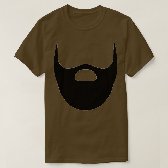 Camiseta Máscara de barba (Diseño del anverso)