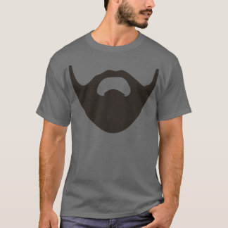 Camiseta Máscara de barba estilo lin manuel amantes de las