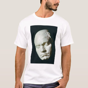 Camiseta Máscara de Beethoven, tomada a partir de vida a l