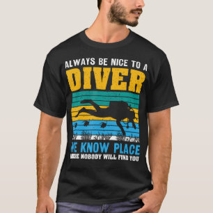 Camiseta Máscara de buceo Divers Snorkel Aletas Para Hombre