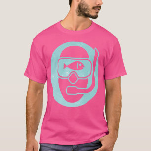 Camiseta Máscara de buceo Scuba Buceo Hawaii Maui Anuncio d
