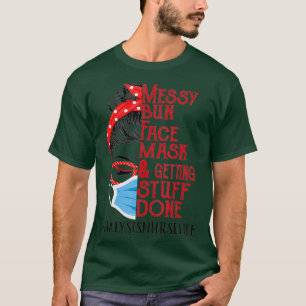 Camiseta Máscara De Cara De Bun Desordenada Haciendo Diális