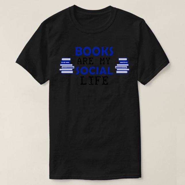 Camiseta Máscara de cara de los libros (Diseño del anverso)