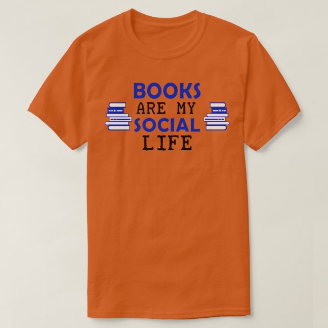 Camiseta Máscara de cara de los libros (Diseño del anverso)