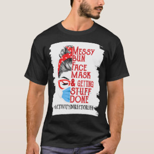 Camiseta Máscara De Cara Desordenada De Las Mujeres Que Se 
