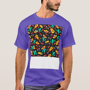 Camiseta Máscara de cara mexicana corta