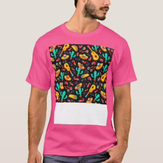 Camiseta Máscara de cara mexicana corta