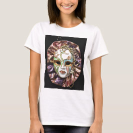 Camiseta Máscara de Carnaval Decorativa