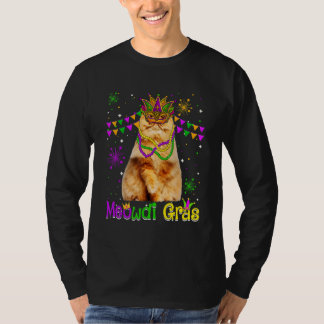 Camiseta Máscara de Carnaval Persa de Gato Gato Cuerdo Mard