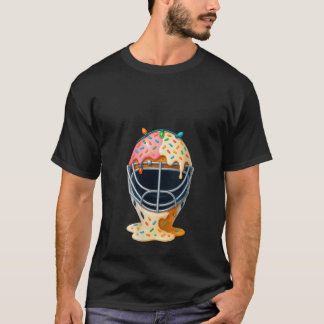 Camiseta Máscara de catcher de béisbol de helado para mujer