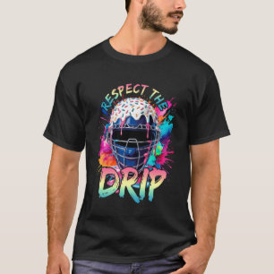 Camiseta Máscara de catcher de béisbol Respeta El Helado qu