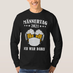 Camiseta Máscara de cerveza masculina en el Día del Hombre