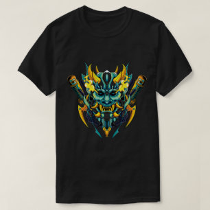 Camiseta Máscara de ciber Oni