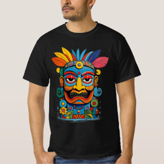 Camiseta Máscara de Color Místico